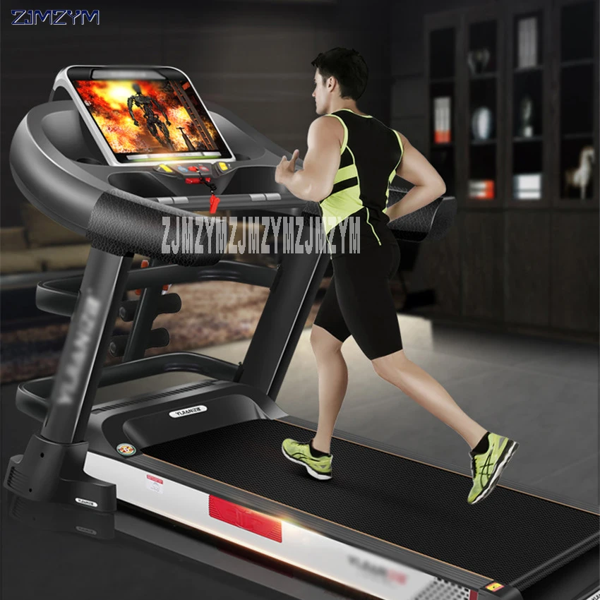 

8008S Electric Treadmill 14.1 inch Color Screen WiFi Version Of Treadmill Multifunctional Quiet Home Folding Treadmills 1-18km/h