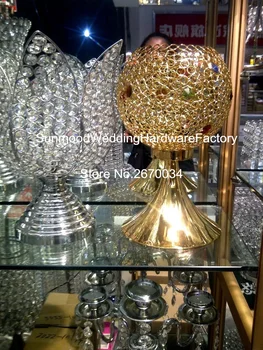 

Elegant flower wedding center gold iron plating vase wholesale for decoration wedding