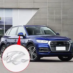 Для Audi Q5 2018 ABS Chrome стайлинга автомобилей Зеркало заднего вида украшения Газа Обложка Накладка 4 шт. авто аксессуары