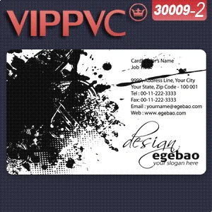 

a30009-2 Card template for Business cards Transparent PVC card