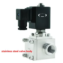 1/4-1 нержавеющая сталь 304 высокого давления 220VAC 110VAC 24VAC 24VDC 12VDC
