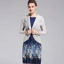 Сложите серия сплошной цвет модная одежда с отложным воротником Длинные рукава тонкие пальто Лидер продаж