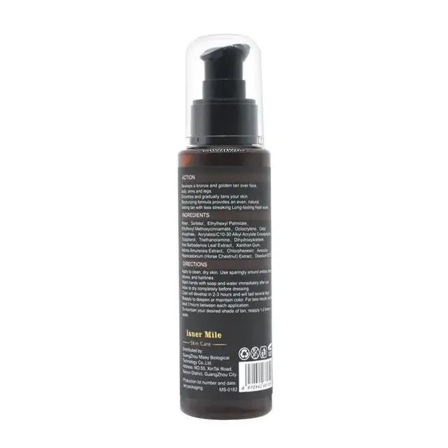 Suntan Cream Long Lasting Sunless Bronze Tanning Self Tan Organic Natural Tan Mousse Long Lasting Fake