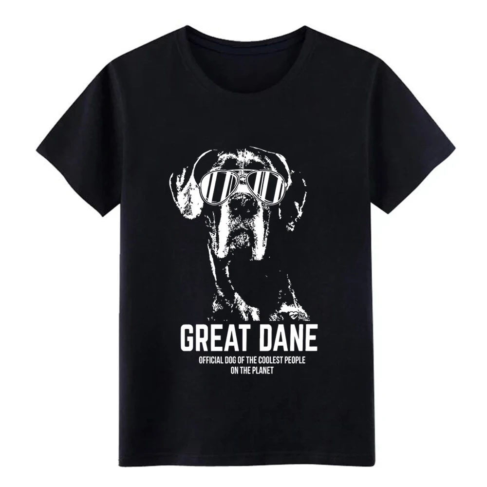 Мужская футболка с надписью Great dane great Официальная принтом собаки из хлопка