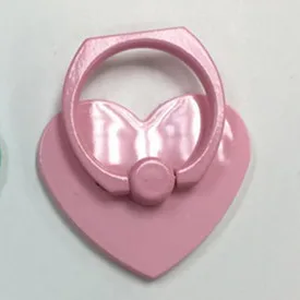 360 Degree Plastic Heart Pattern Finger Ring Mobile Phone Stand Holder For iPhone Samsung Xiaomi Smart Phone GPS Car Mount Stand