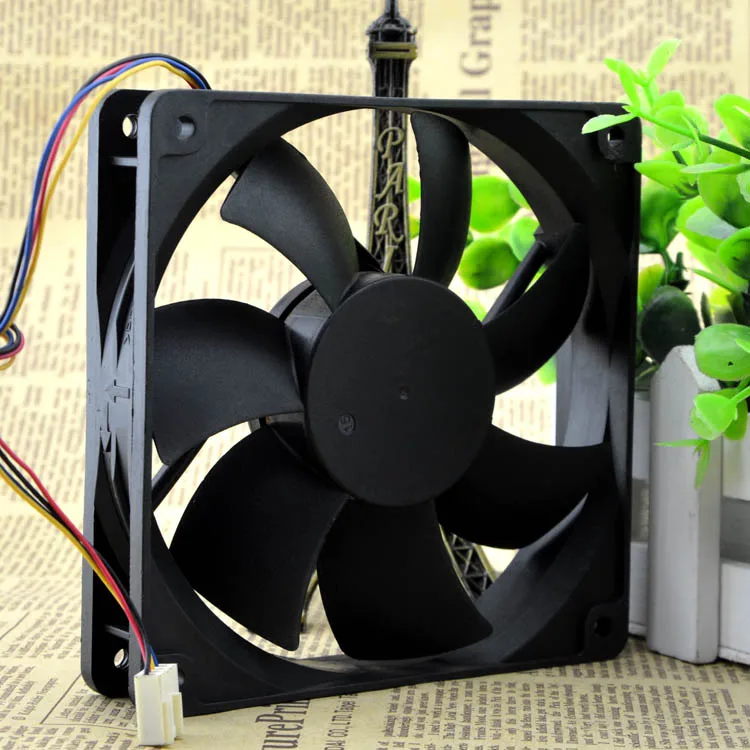 ADDA AD1212UB A73GL 12025 120*120*25 мм 12 см DC 12V 0.50A 4пр контроль температуры вентилятор