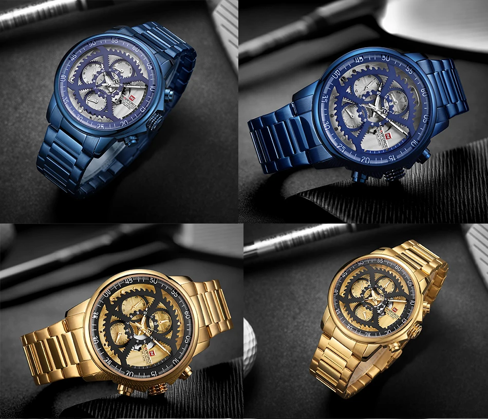 Relojes 2019 часы для мужчин NAVIFORCE модные спортивные кварцевые часы для мужчин s часы лучший бренд класса люкс бизнес