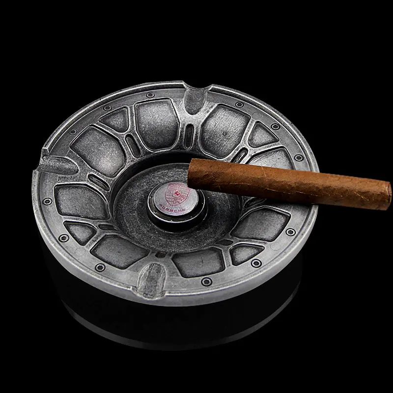 New Fashion Wheel hub cigar ashtray aluminum cigar holder high quality