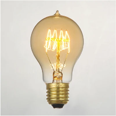 Лампа Эдисона Luminaria Ретро лампа-бомбилья промышленная винтажная лампада ST64 G80 220V 40W E27 деко старинные лампочки накаливания освещение