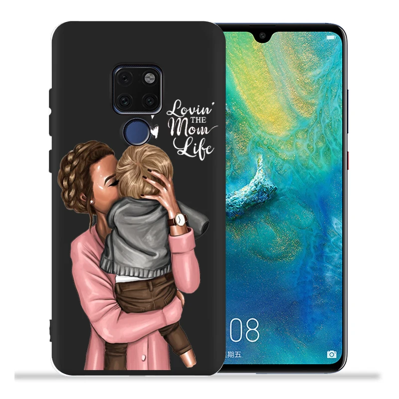 Модный чехол для мамы, супер мамы, девочки, младенца, для huawei mate 20 Lite mate 10 Lite mate 20 Pro Coque для Nova 4e 3 Nova3i задняя крышка - Цвет: 01