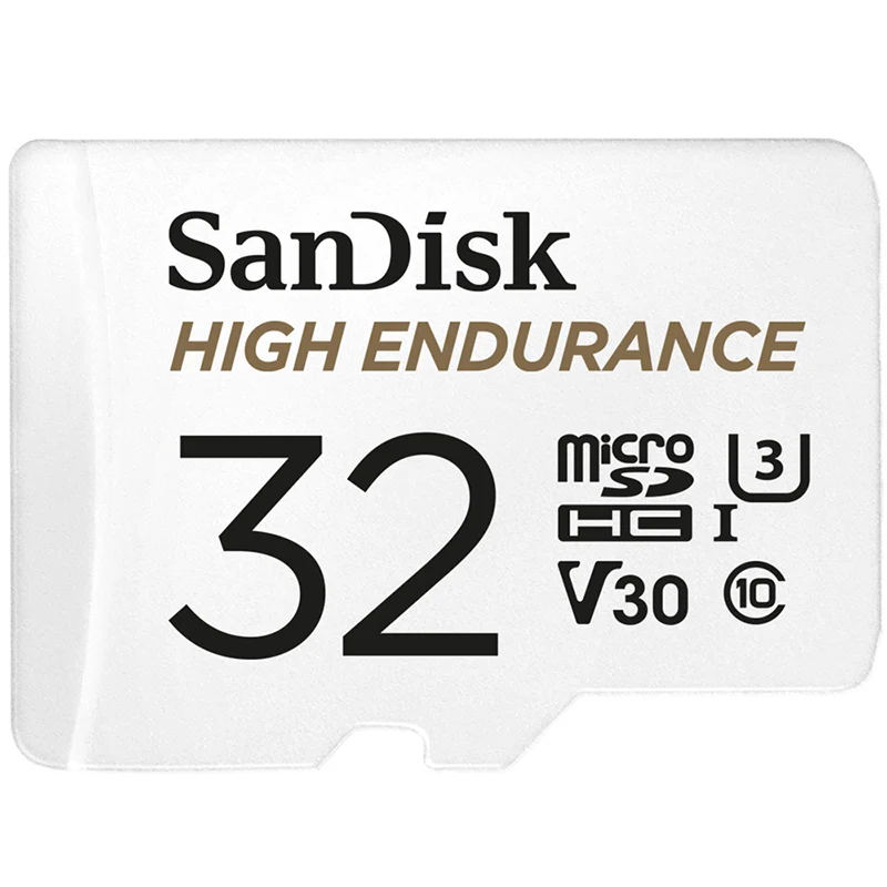 SanDisk высокая выносливость micro SD карта 32 Гб 64 Гб 128 ГБ 256 Гб карта памяти класс 10 U3 V30 Micro флэш-карта 4 K HD microsd - Емкость: 32GB