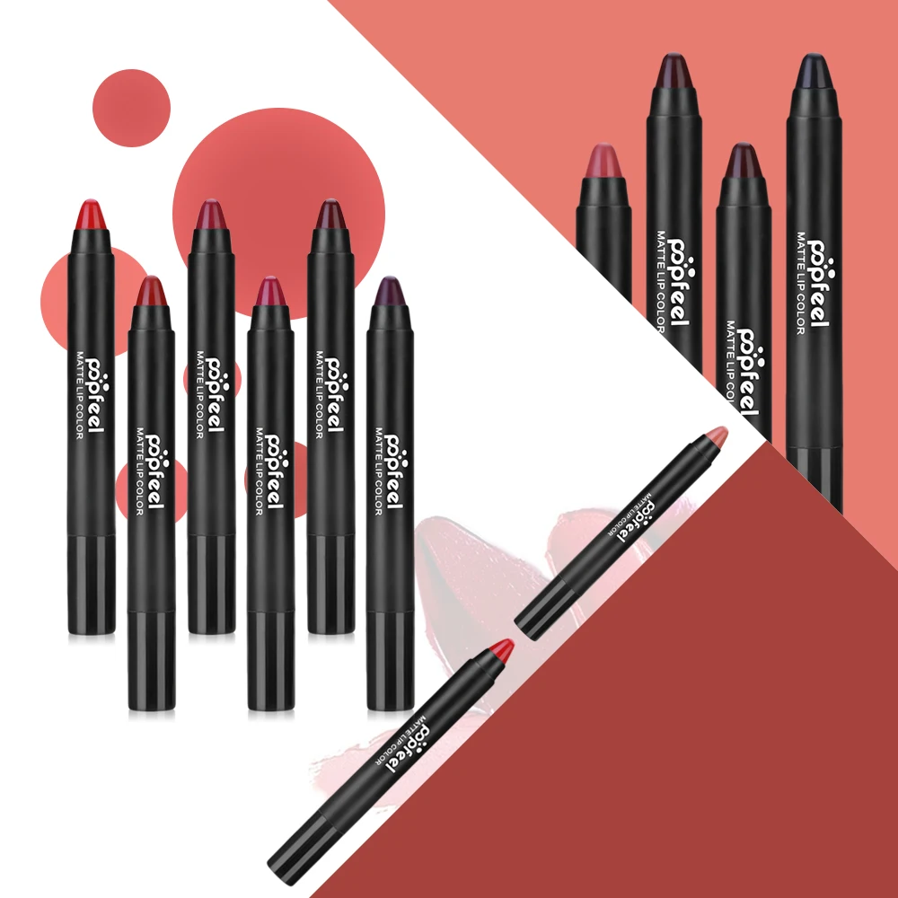 2018 Lipstick High Gloss Lip Color Crayons Tint 12 Colors Optional For Women Fashion Lips Makeup |