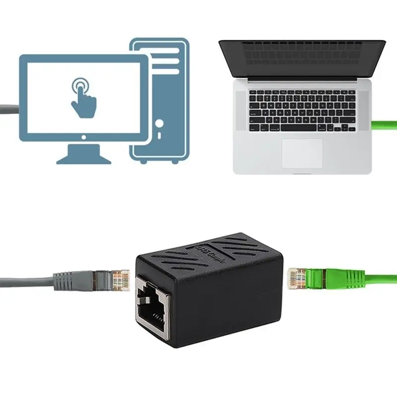 RJ45 Inline Coupler Cat7/Cat6/Cat5e Network Cable Extend