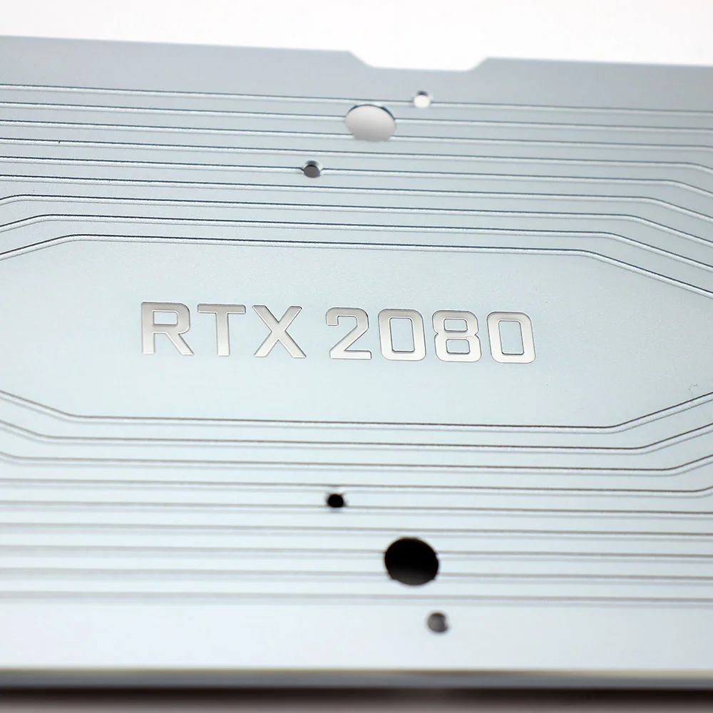 Для NVIDIA RTX 2080 Ti 2080 2070 графическая карта, материнская плата из алюминиевого металла с RTX2070 RTX2080 RTX 2080Ti