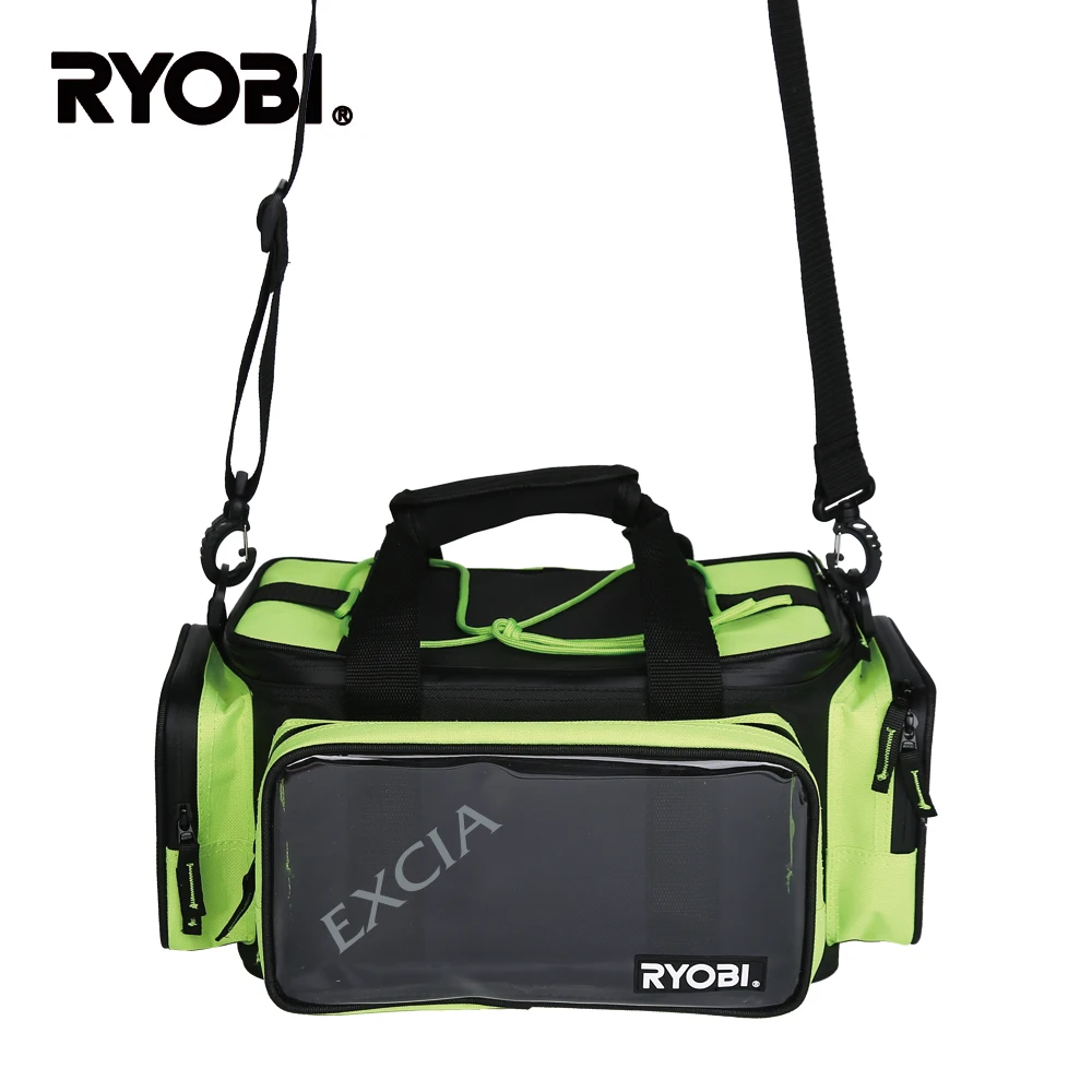 

RYOBI Portable Light Weight Single Shoulder Multifunctional Large Storage Fishing Tackle Bags with Heavy Duty Waterproof Oxford