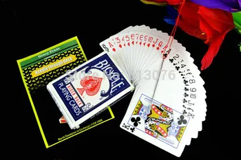 

2sets Needle Through Deck Magic Tricks Card Magie Close Up Illusions Gimmick Props Comedy Magician Toys Easy To Do