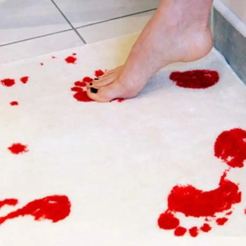 Buy Novelty Bloody Bath Mat Non slip Bathroom Products