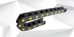 Цепей передачи моста 25x25, 38, 50, 57, 77, 103mm 1 M раскрывает на обеих сторонах пластиковой буксирной цепи кабеля тяги для принтера 3D