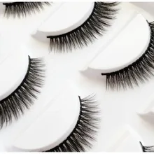 Hbzgtlad 5 пар Толстые Накладные ресницы черные длинные 3d норки ресницы расширение Профессиональный норки Lashes Макияж ресницы 22