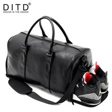 Большая вместительная мужская дорожная сумка из искусственной кожи, модная дорожная сумка для мужчин, известный бренд, походная сумка, водонепроницаемая Женская дорожная сумка