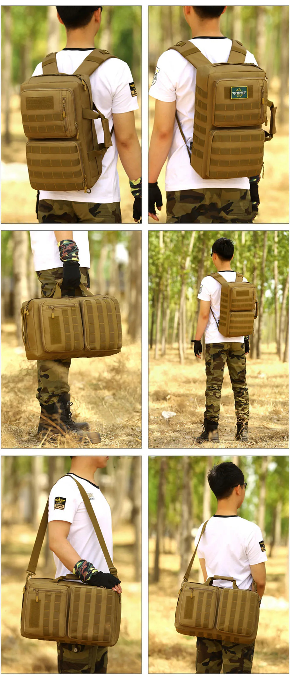 Outdoor Military Backpack Pack Rucksack Tactical Bag (2)