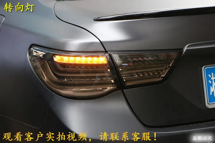 Для Toyota eliz Mark X светодиодный задний фонарь 2010 2011 2012 Mark X светодиодный задний фонарь DRL+ тормоз+ Парк+ сигнал автостайлинг