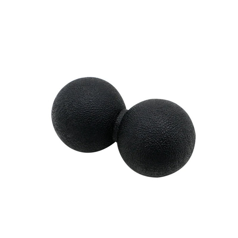 EPP Лакросс фитнес арахисовая терапия спортзал расслабляющие упражнения Йога массажный мяч Расслабляющая мышечная сильная эластичность умеренная мягкость - Цвет: Черный