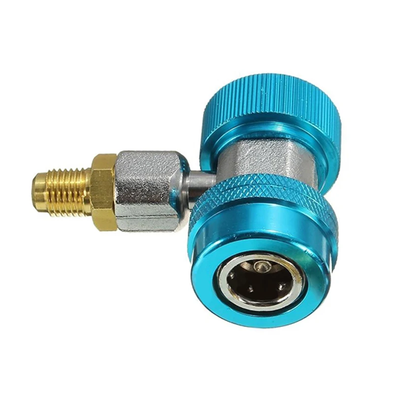 R134 AC Car Low High Extractor Valve Core Manifold Quick Coupler Adapters