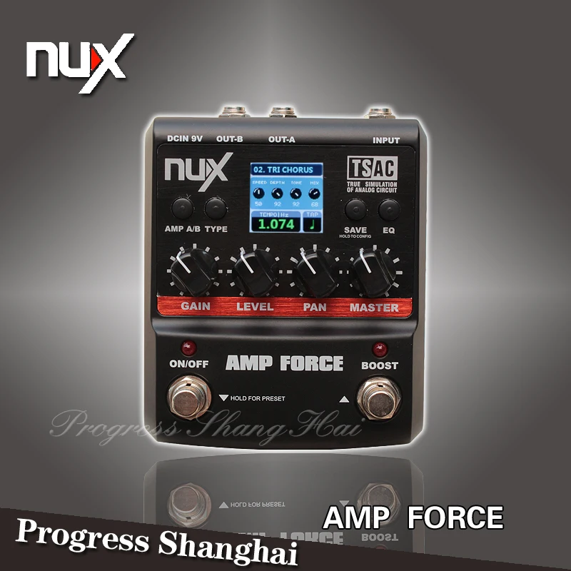 NUX AMP FORCE series /Stomp Boxes / Guitar Effects Pedal/ AMP FORCE