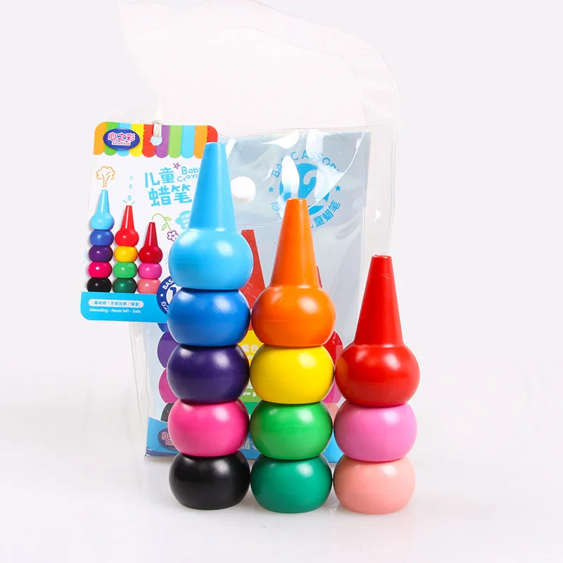 752 20 De Réductioncrayon De Couleur De Sécurité Pour Enfants Non Toxique Bébé Dessin De Doigt 3d Fournitures Maternelle Facile à Effacer Dessin