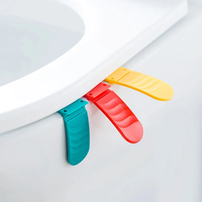 

Portable Foldable Small Toilet Seat Cover Lifter Sanitary Closestool Seat Cover Lift Handle for Travel Home Bathroom 1PC