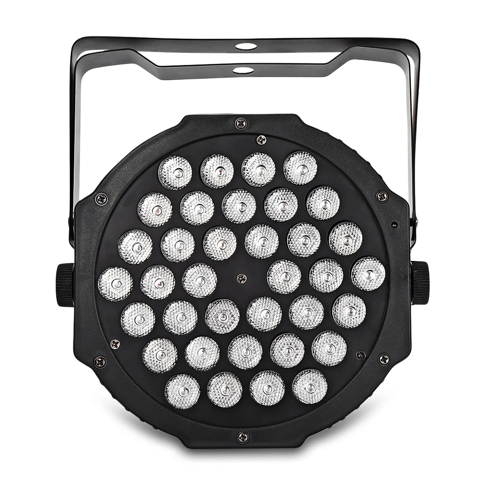 RGB 36leds цифровой Дисплей Par света с дистанционным Управление Безопасный 4 режимы