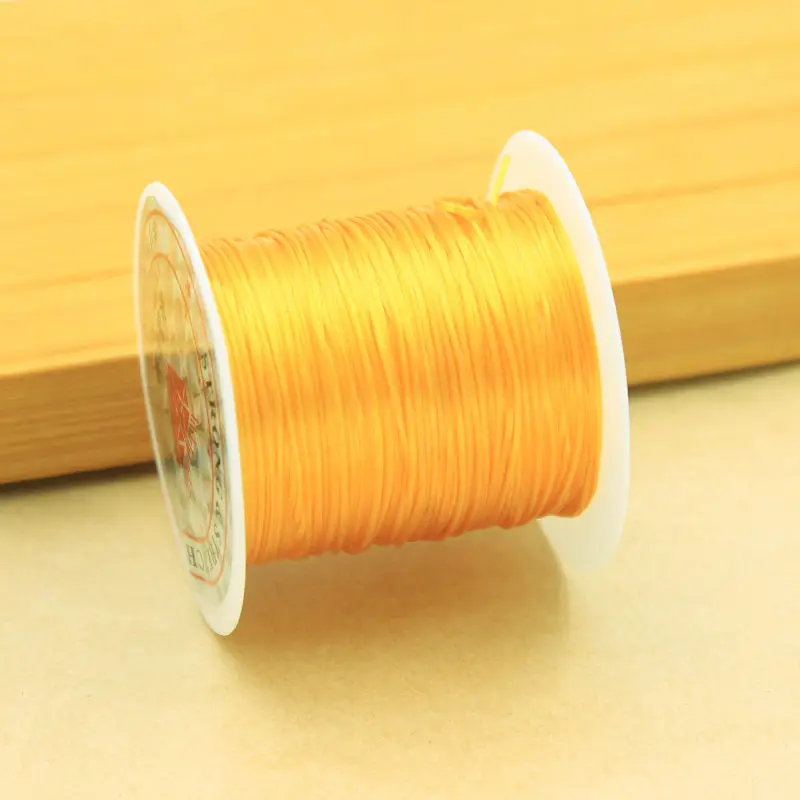 Доступно 15 цветов 8 ярдов/рулон прозрачный шнур резиновые нейлоновые шнуры/строка китайский узловой шнур DIY изделия в виде ювелирных браслетов - Цвет: UM