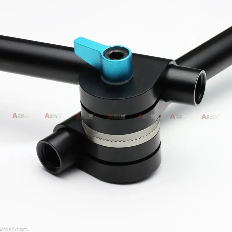 Haste Extensora Dslr de 360 Graus Sistema de Haste com Braçadeira Giratória 15 mm Evf Câmera do Filme Fosco - Image 2