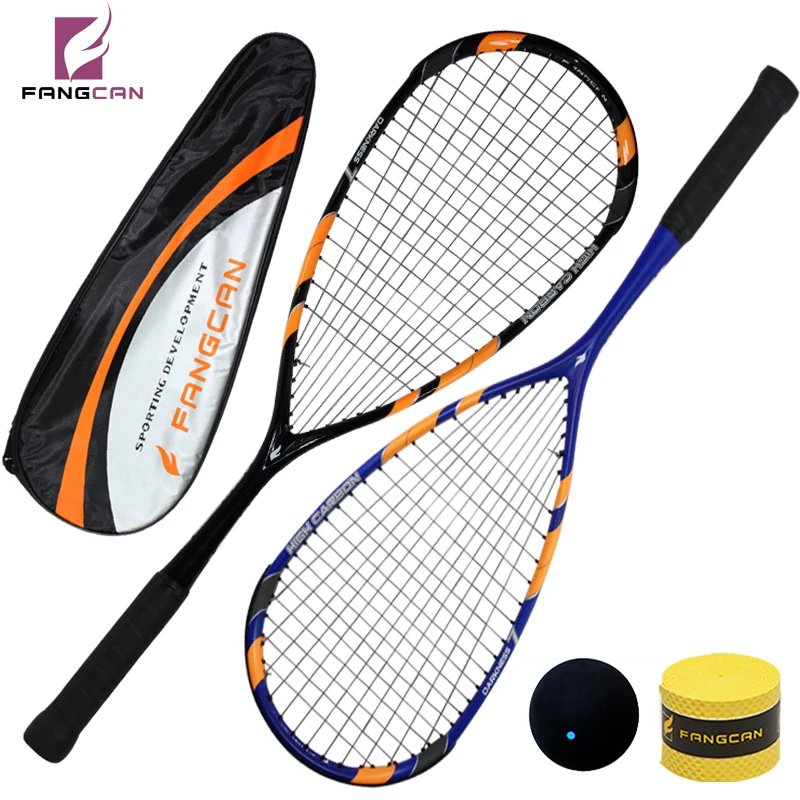 2 pcs FANGCAN Darkness 7 Squash Racket 100 Carbon T700 Ultralight