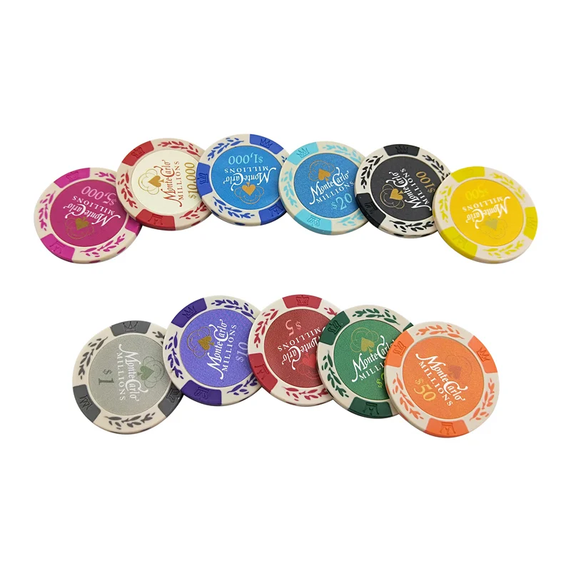 Easytoday 25 шт./компл. покерные фишки набор встроенных железных монет Baccarat Texas Hold'em покерные игровые чипы 11 цветов значение лица - Цвет: Total 25