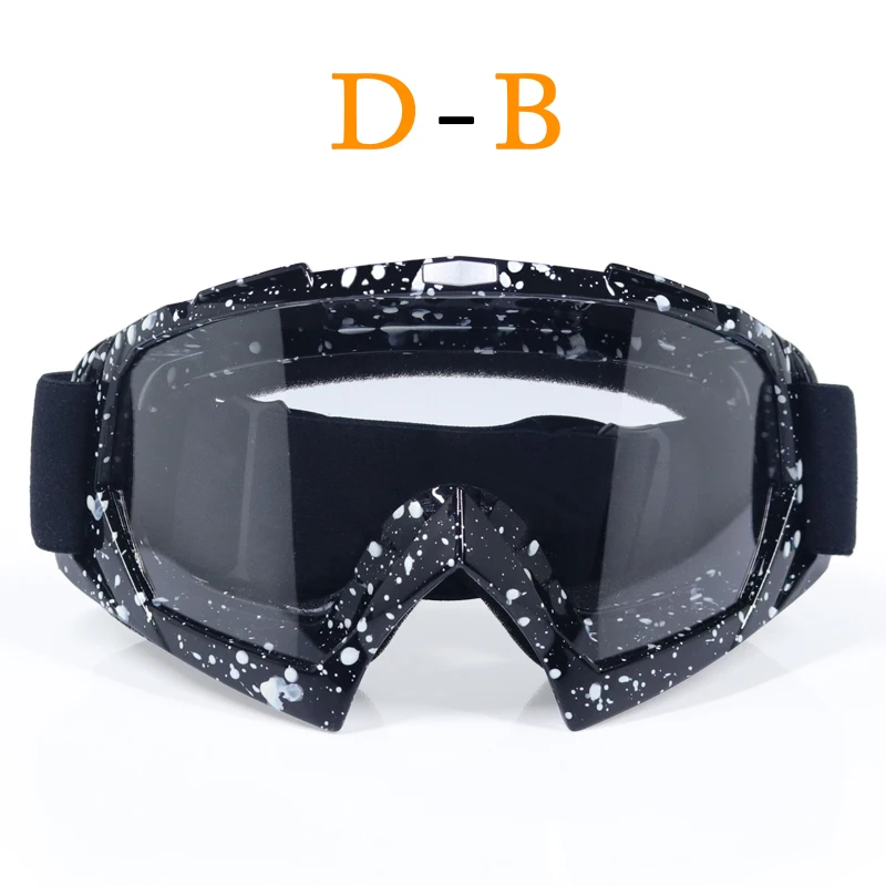 Мотоциклетный шлем очки ветрозащитные очки Беговые лыжные очки Верховая езда пылезащитные очки MX очки - Цвет: B