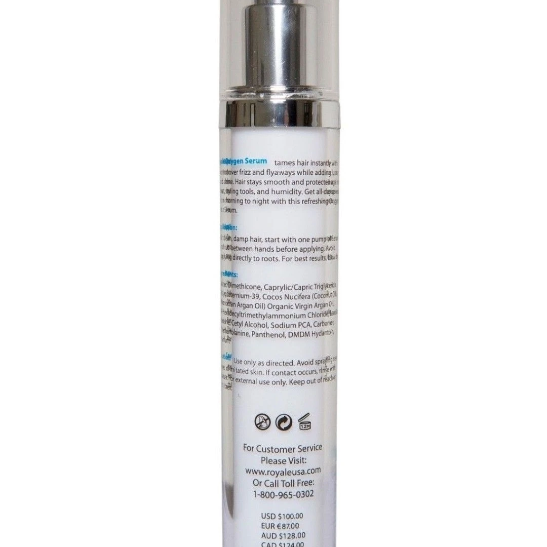 Royale O2 кератина и органические марокканской Девы аргановое масло кислорода волос