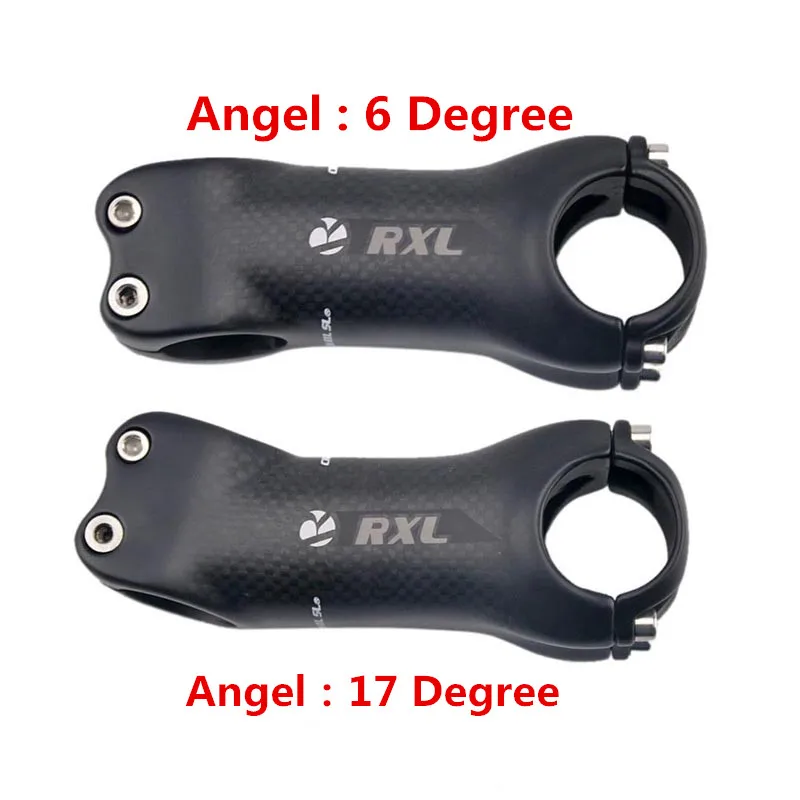 Bicycle Stem Carbon Stems Road RXL SL 617 Degree 3K Matte Gray Bike Parts 708090100110120130mm Stem Carbon MTB (6)