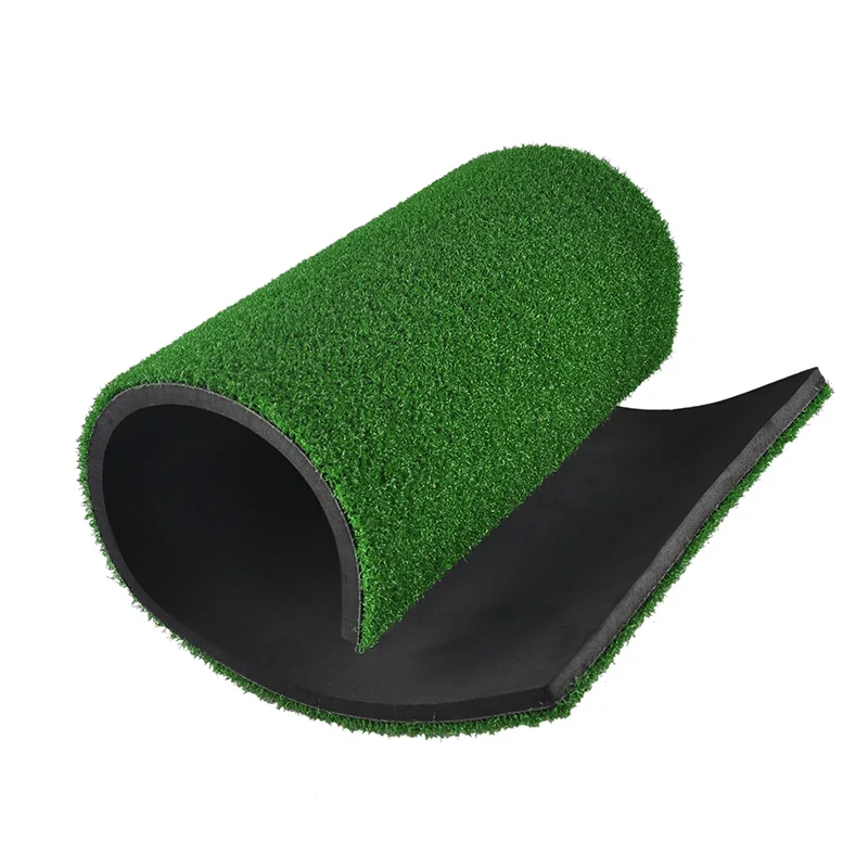 Indoor Backyard Golf Mat Training Hitting Pad Practice Rubber Tee Holder Grass Mat Grassroots Green 60cm x 30cm
