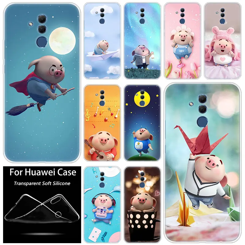 Силиконовый чехол для Huawei Mate 10 20 Lite Pro Y7 Y9 Prime 2019 Y5 Y6 2018 2017 | Мобильные телефоны и