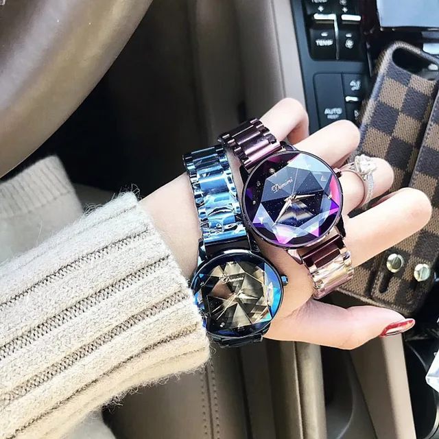 2019 Luxury Brand lady Crystal Wrist Watch Women Starry sky Fashion Rose Gold Qu 2019 Luxury Brand lady Crystal Wrist Watch Women Starry sky Fashion Rose Gold Qu
