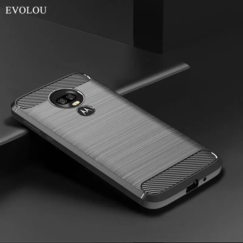 Carbon Fiber Silicone Bumper Soft Phone Case – Sleek Design Back Cover