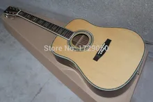 2015 chinesischen Fabrik Benutzerdefinierte Neue Abalone Inlays Massive Fichtendecke Naturholz D Modell 45 Folk Akustische Gitarre Freies Verschiffen 917