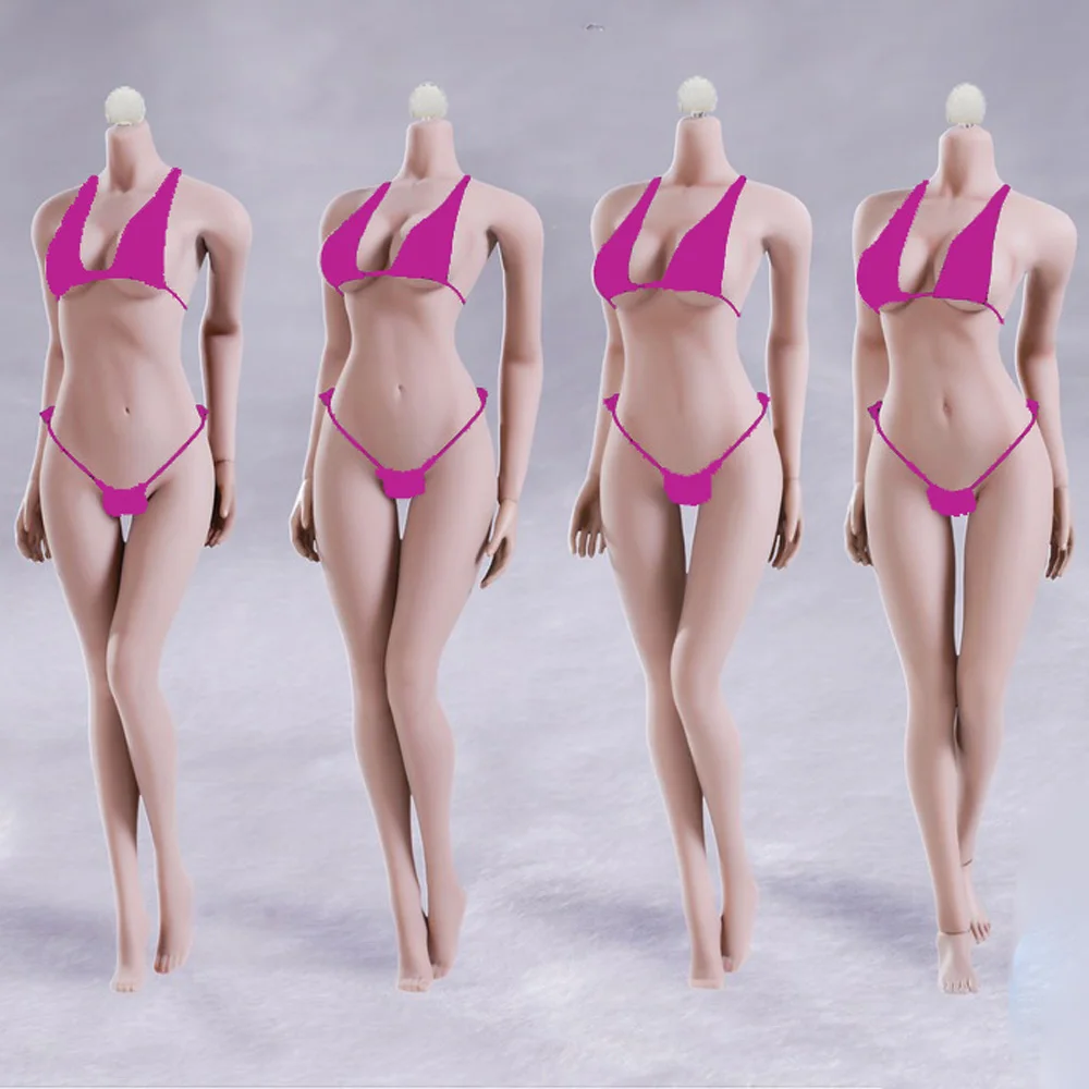 1/6 Large Bust Seamless Female Body for Phicen Hot Toys 12" Action Figure Doll 