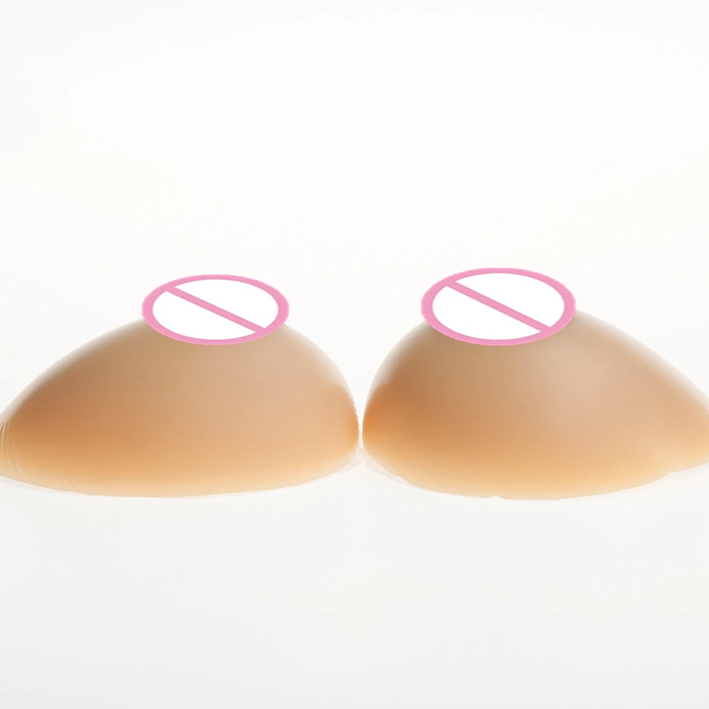 

Realistic Breast Forms 500g/Pair Brown Silicone Boobs Men Artificial Fake Breast Crossdresser Transvestite Tits