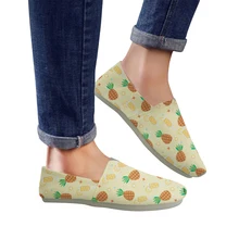 Новые летние женские босоножки на плоской подошве с принтом ананаса; милые женские босоножки на платформе; удобная обувь для медсестры; кроссовки на платформе