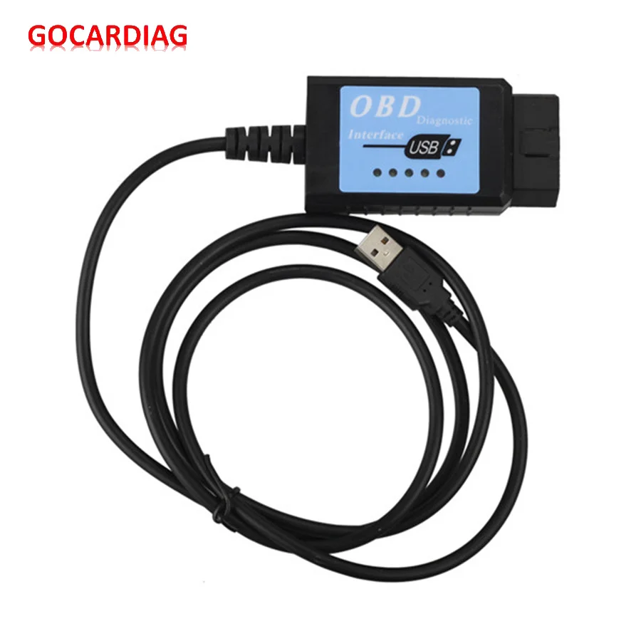 

USB ELM327 V1.4 Plastic OBDII EOBD CANBUS Scanner with FT232RL Chip ELM 327 OBD2 USB V2.1