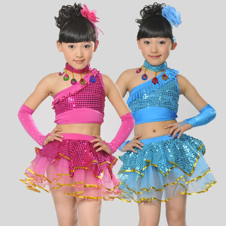 Детское балетное платье с блестками для латиноамериканских танцев|dress latin|dance