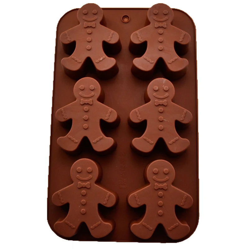 Рождественские пряники силиконовая форма «Снеговик» шоколадная форма для леденцов украшения торта инструменты Gumpaste Sugarcraft